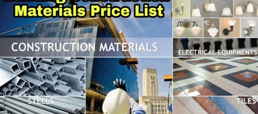 electrical material list for a house