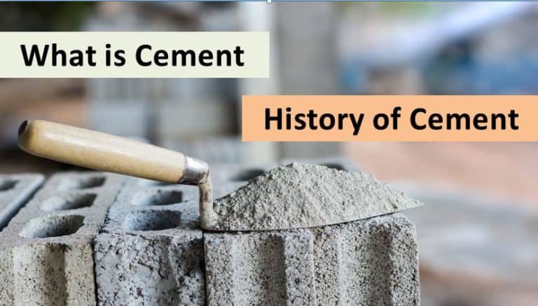 What Is Cement And History Of Cement - Civiconcepts