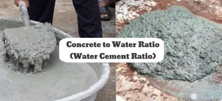 Water Cement Ratio - Calculate Proper Amount Of Water For Concrete