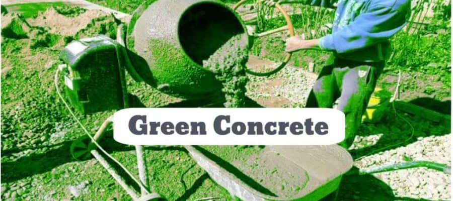 What is Green Concrete? Its Materials & Application - Civiconcepts