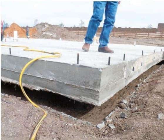 what is a floating foundation slab