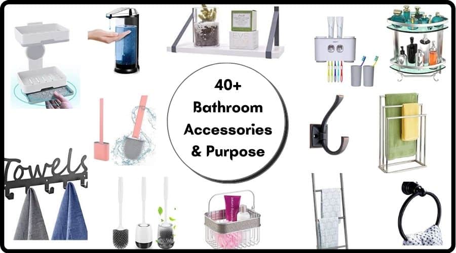 41 Bathroom Accessories List Types Of, Bathroom Accessories Examples