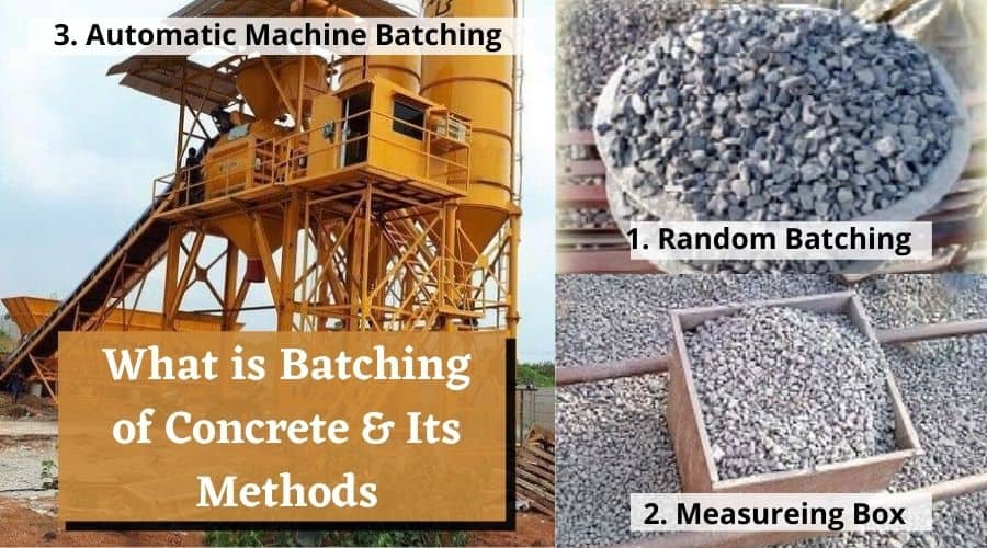 Batching Of Concrete Methods & Types Civiconcepts