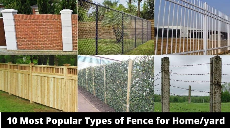 5 Common Types Of Fencing Guide To Fence Types Uses And Costs CLASY