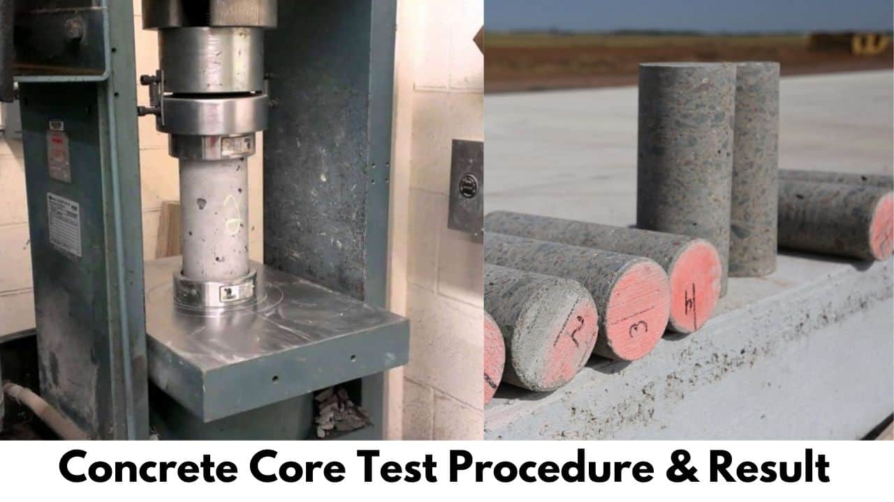 Calculation of Compressive Strength Test of Concrete Core
