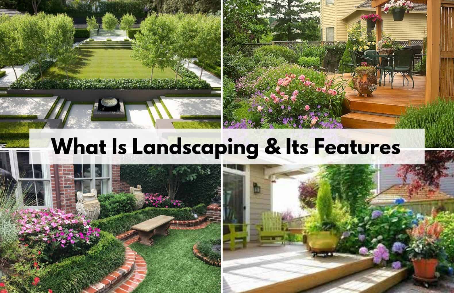 Types Of Landscaping Work Creative Outdoor Design