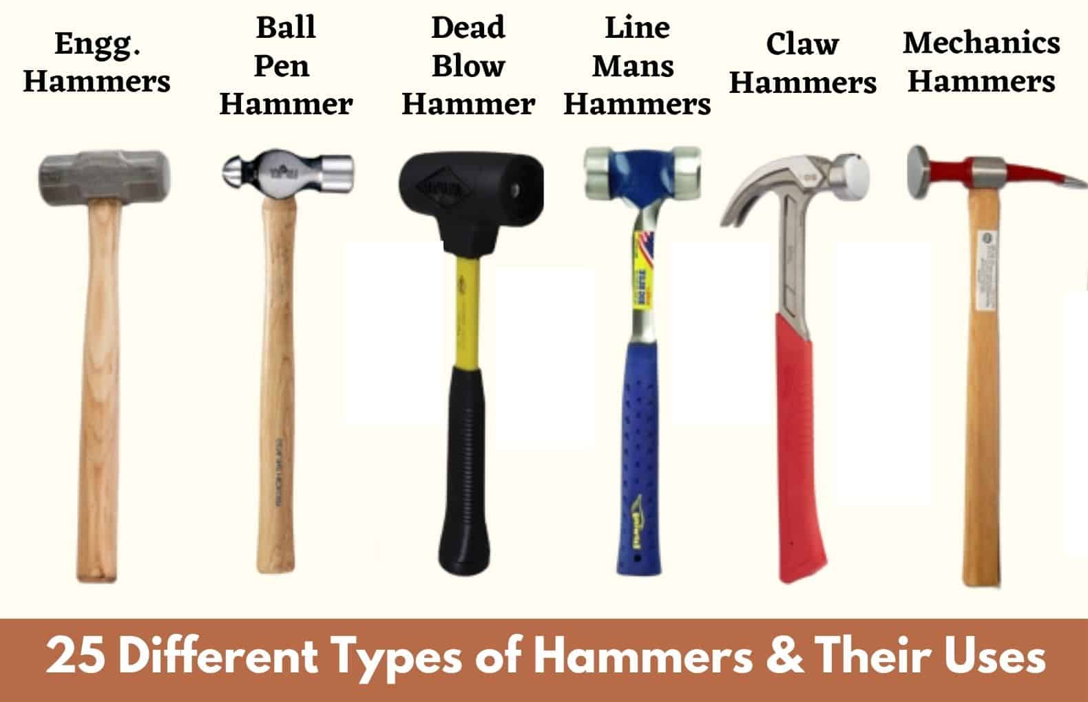 Types Of Hammers Discover Different Hammer Varieties And Their Uses