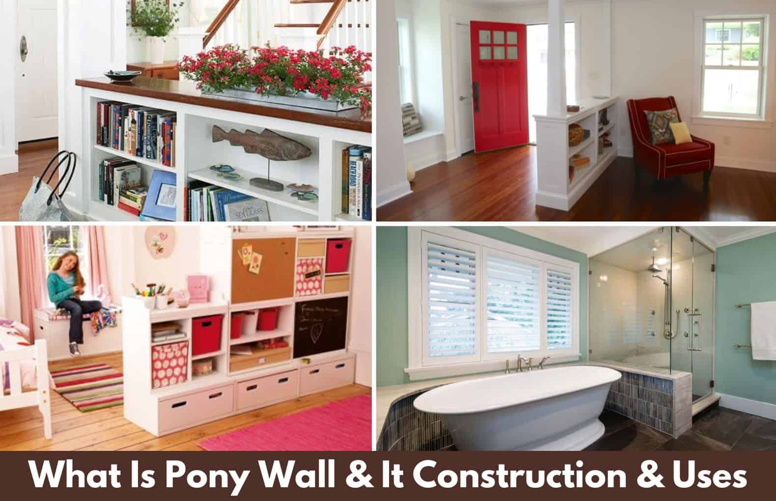 All About Pony Wall Uses, Construction And Types With Pros & Cons